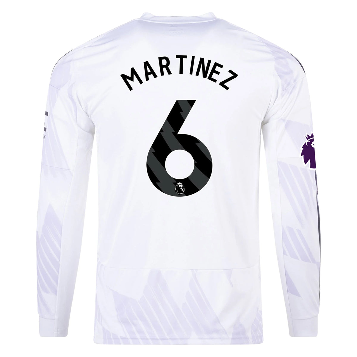 Men's Replica Martinez Manchester United Long Sleeve Away Jersey 25/26