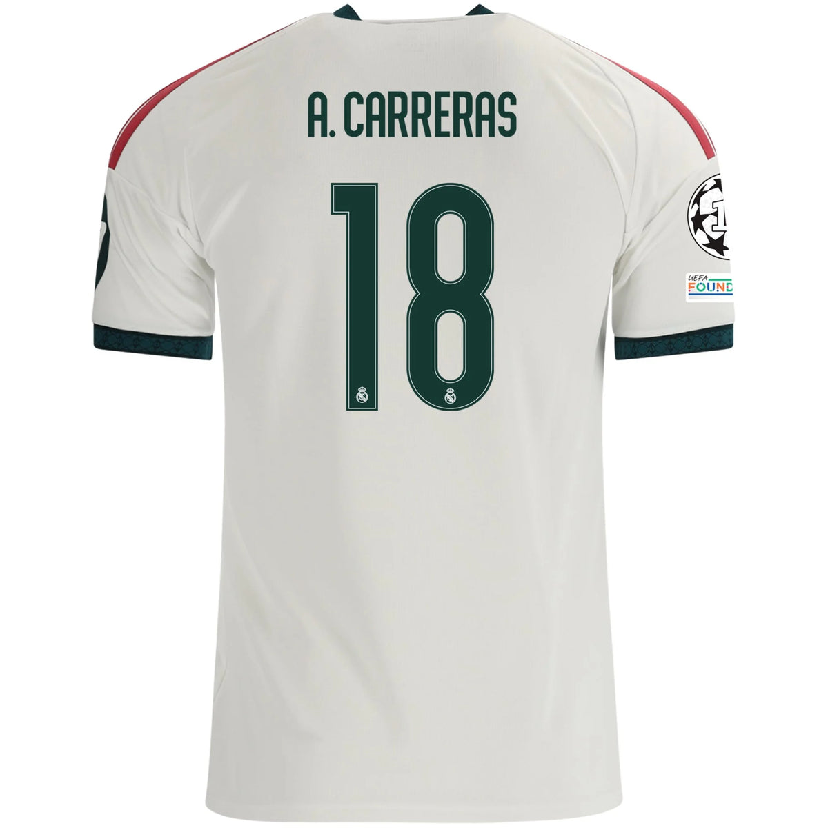 Men's Replica A. Carreras Real Madrid Home Jersey 26/27