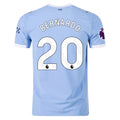 Men's Authentic Bernardo Manchester City Home Jersey 25/26