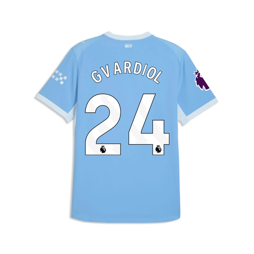 Men's Authentic Gavardiol Manchester City Home Jersey Gift Box 26/27