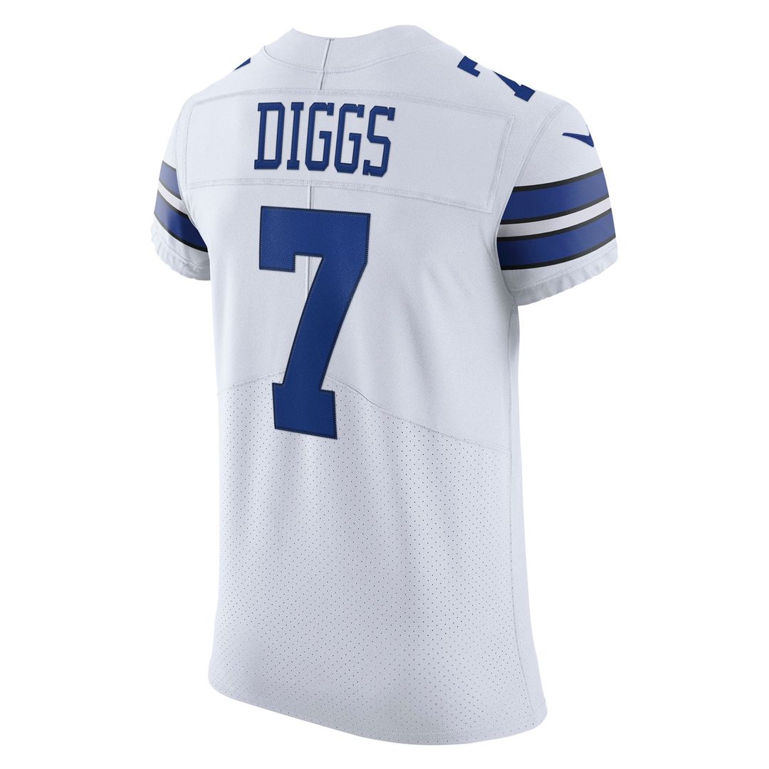 Men's Dallas Cowboys Trevon Diggs White Vapor Elite Jersey