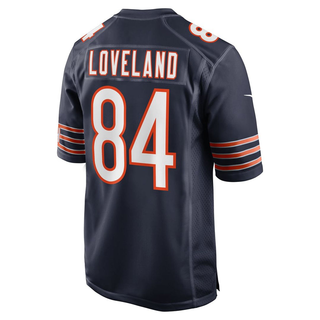 Men's Chicago Bears Colston Loveland Orange Alternate Game Player Jersey