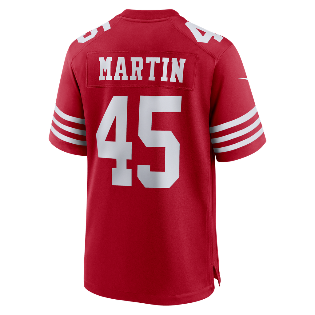 Men's San Francisco 49ers Nick Martin Scarlet Team