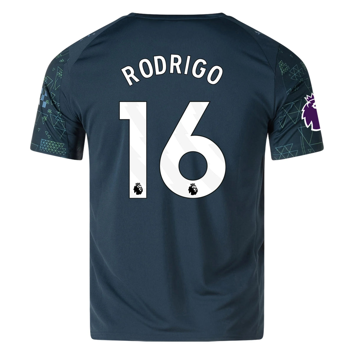 Men's Replica Rodrigo Manchester City Fourth Jersey 25/26