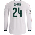Men's Authentic Dumfries Real Madrid Long Sleeve Home Jersey 26/27