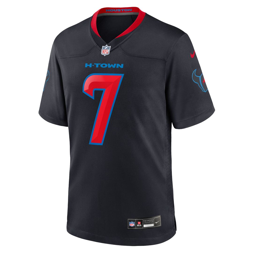 Men's Houston Texans C.J. Stroud Navy 2nd Alternate