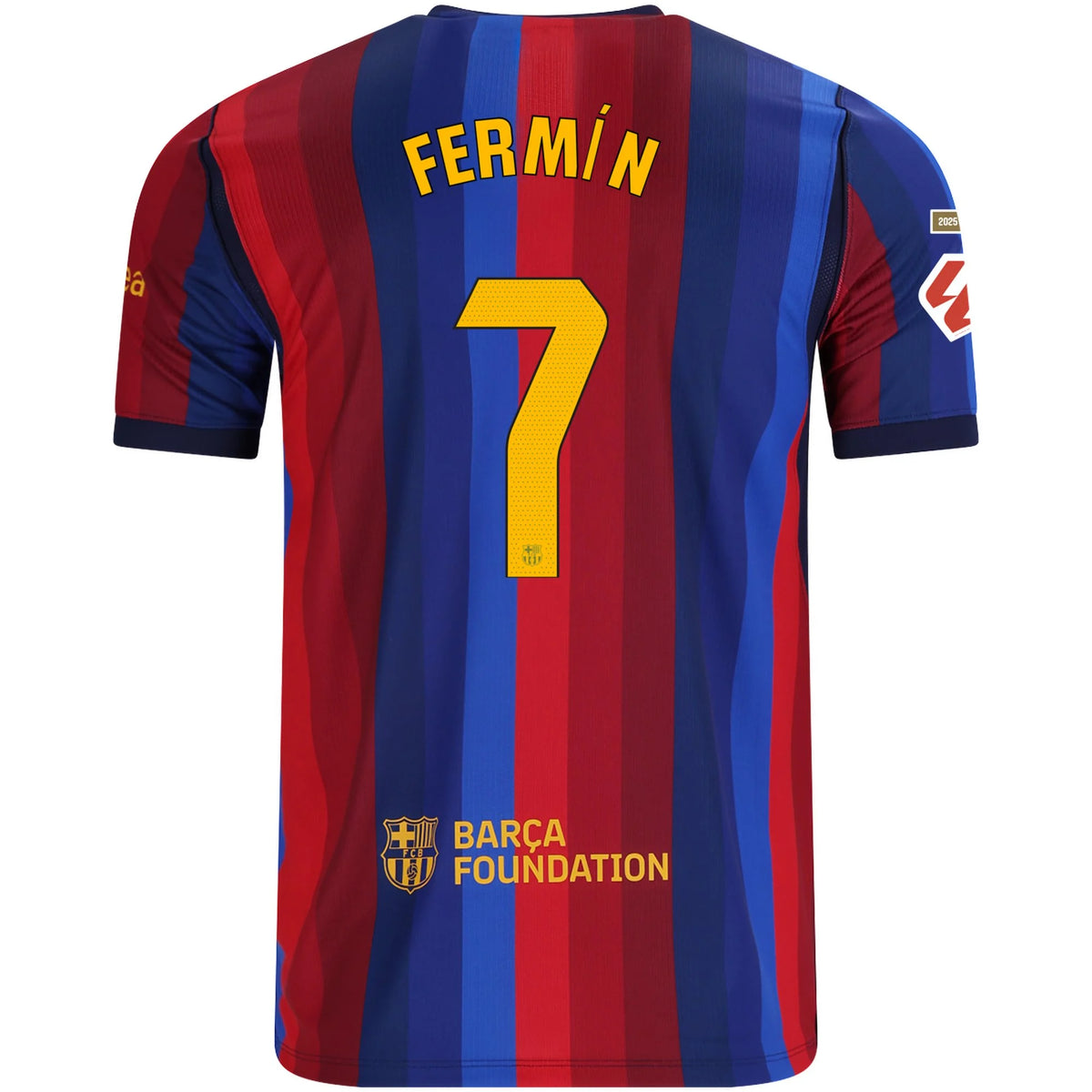 Men's Replica Fermin Barcelona Home Jersey 26/27