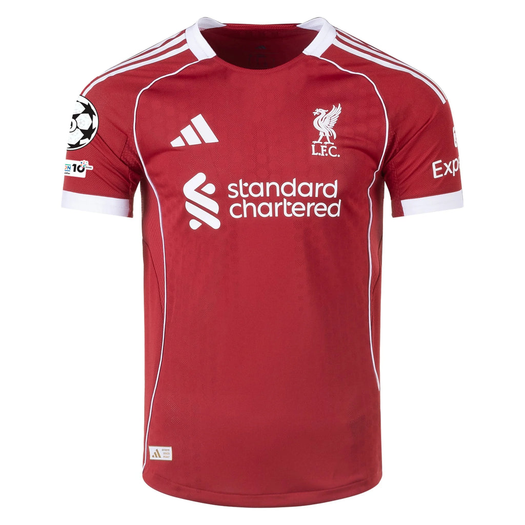 Men's Authentic Liverpool Home Jersey 25/26 UCL
