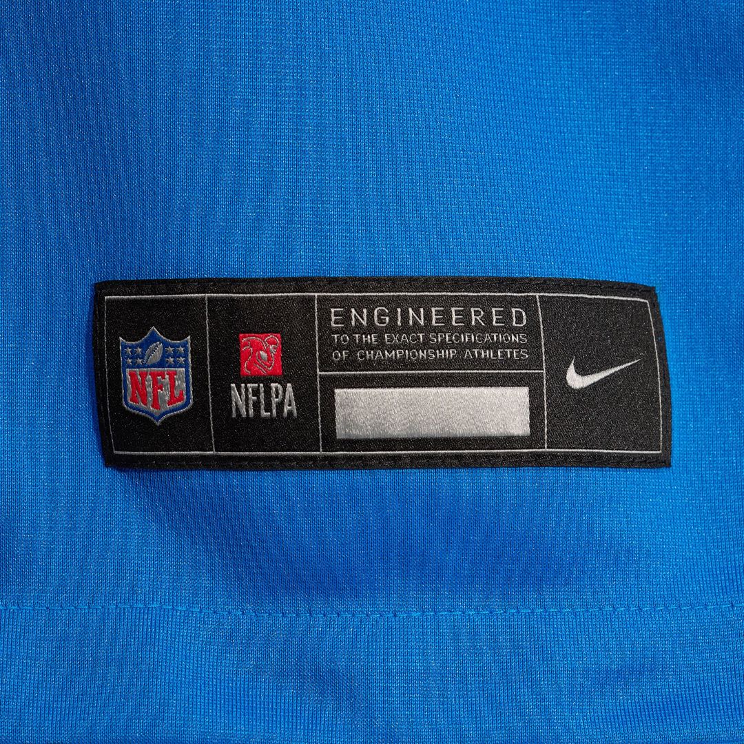 Men's Detroit Lions Number 1 Dad Blue