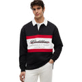 Cadillac Tommy Hilfiger Panelled Rugby - Black