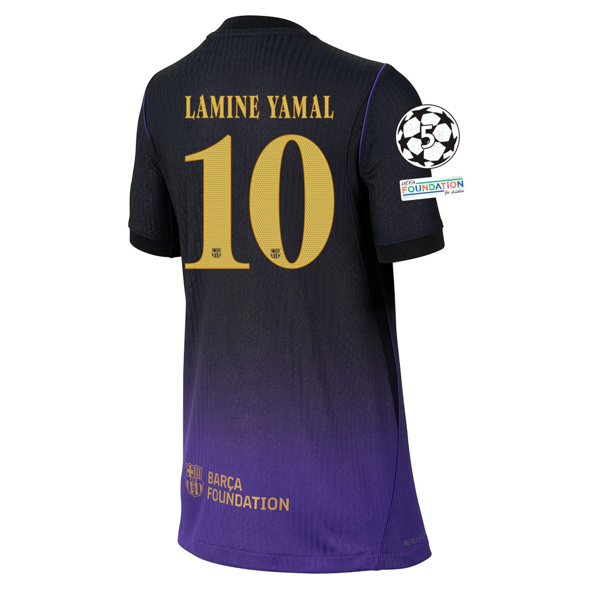 Kid's Authentic Lamine Yamal Barcelona Away Jersey 26/27 UCL