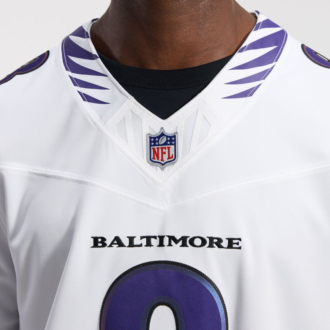 Men's Baltimore Ravens Lamar Jackson Purple Team Vapor F.U.S.E. Stitched