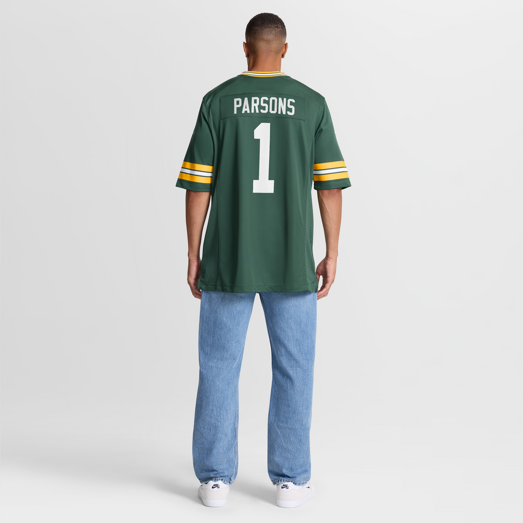 Men's Green Bay Packers Micah Parsons Green Game Player Jersey