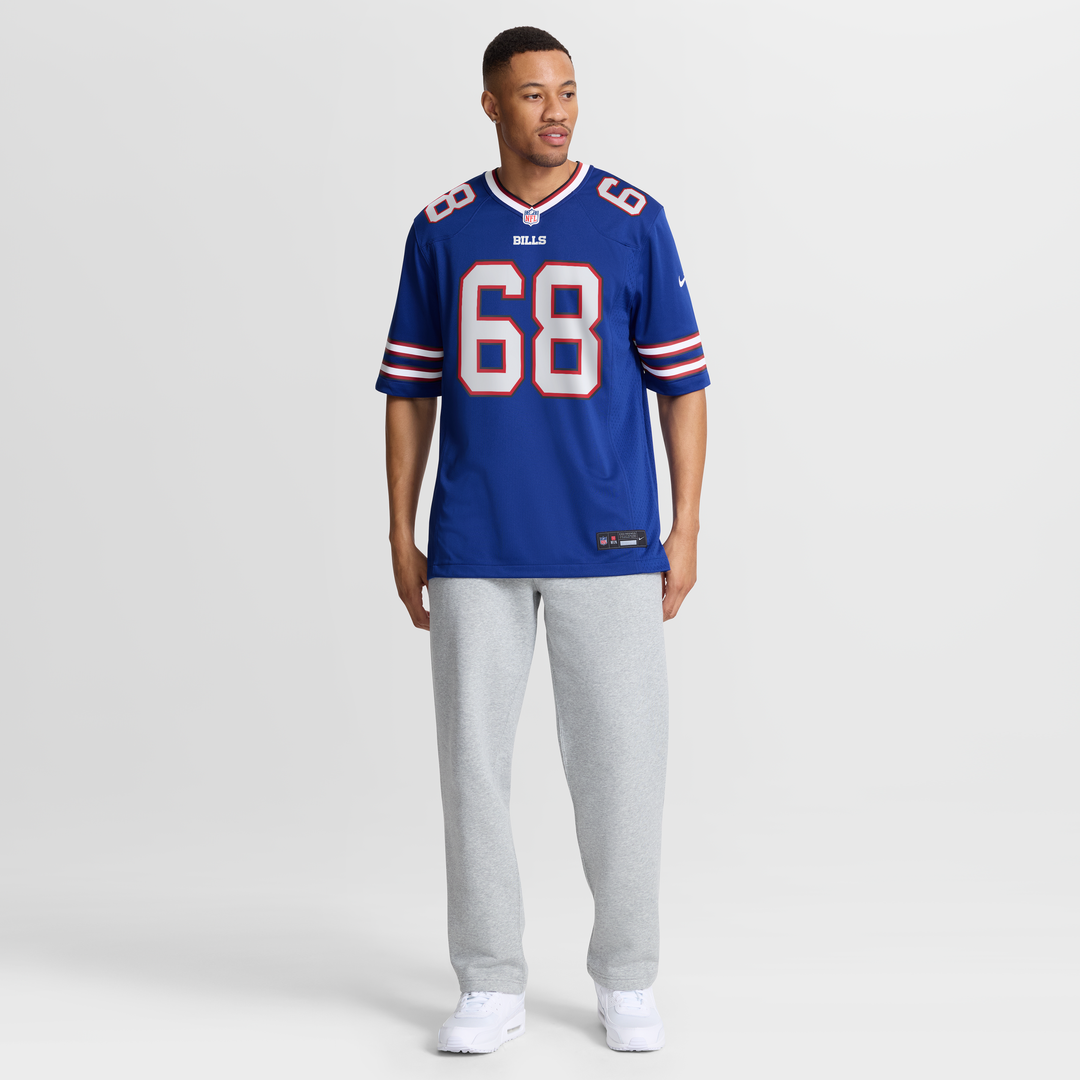Men's Buffalo Bills Joe DeLamielleure Royal Game Retired Player Jersey