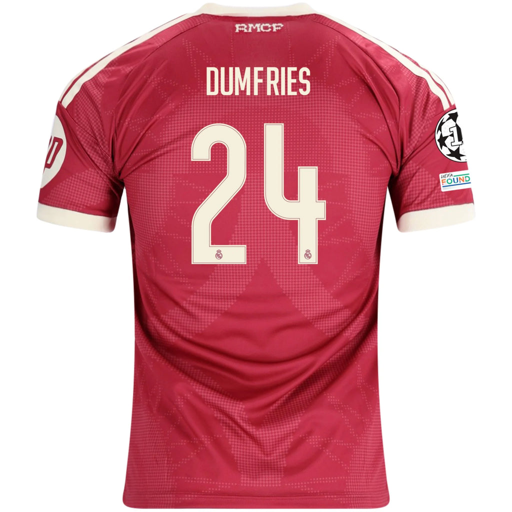 Men's Replica Dumfries Real Madrid Third Jersey 26/27