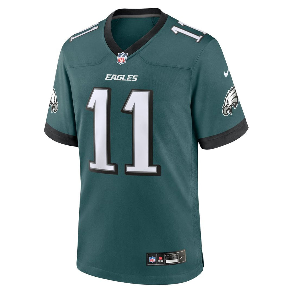 Men's Philadelphia Eagles A.J. Brown Kelly Green Alternate Game Player Jersey