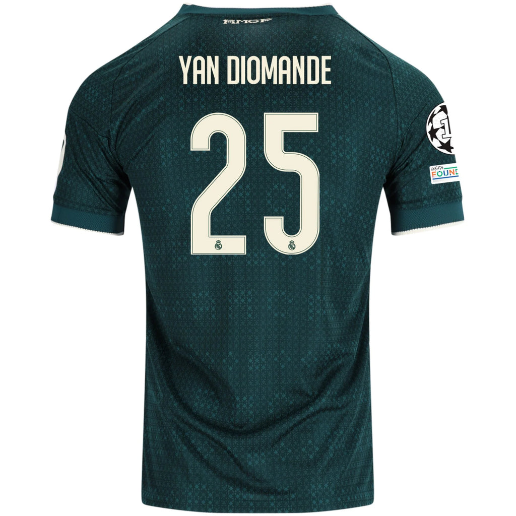 Men's Authentic Yan Diomande Real Madrid Away Jersey 26/27