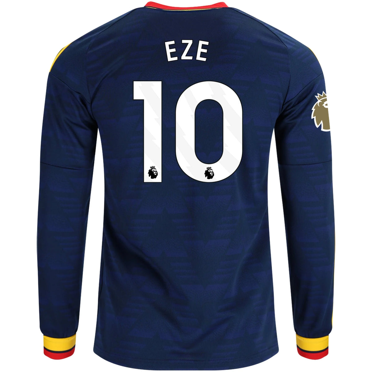 Men's Replica Eze Arsenal Long Sleeve Away Jersey 26/27