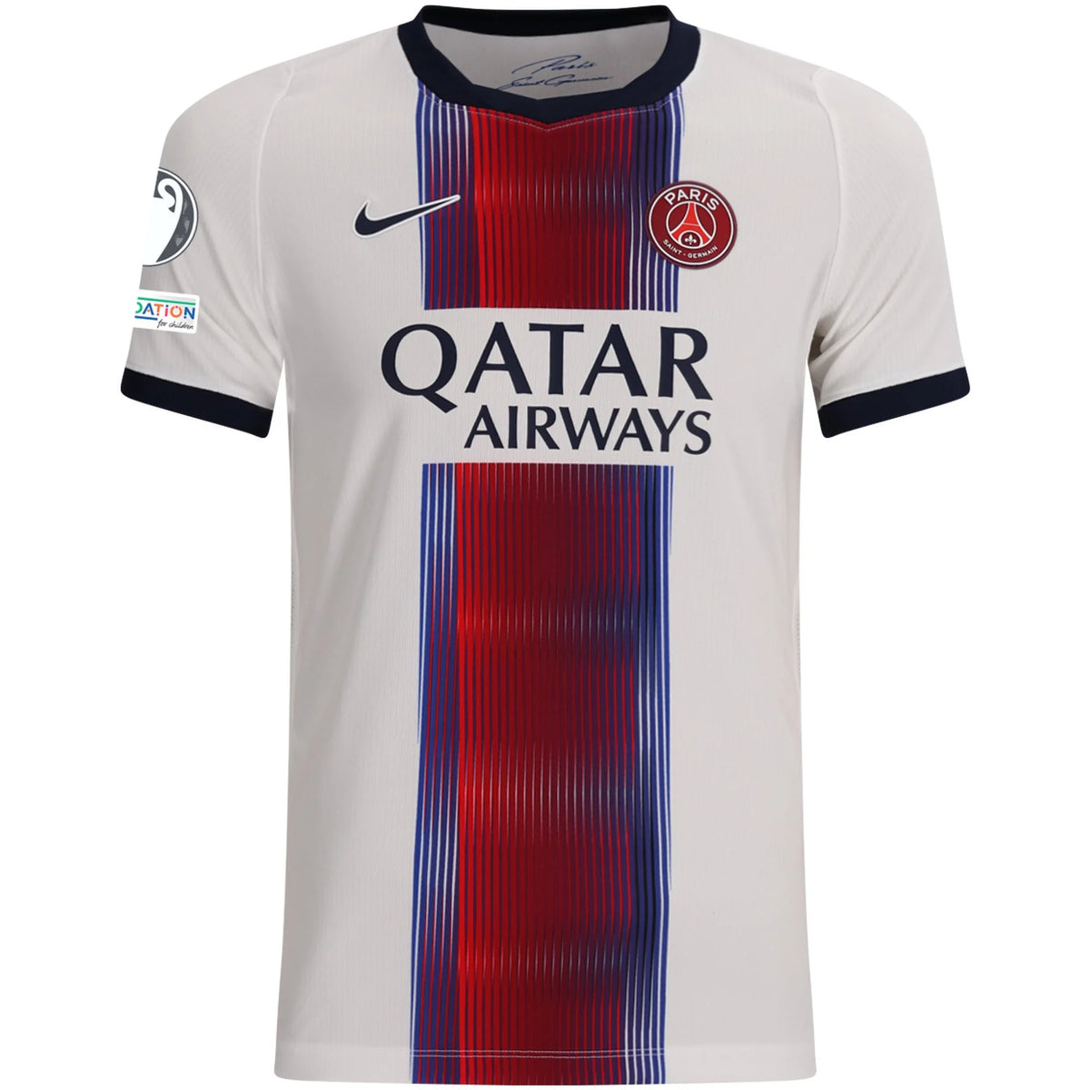 Kid's Replica Vitinha Paris Saint-Germain Away Jersey 26/27 UCL