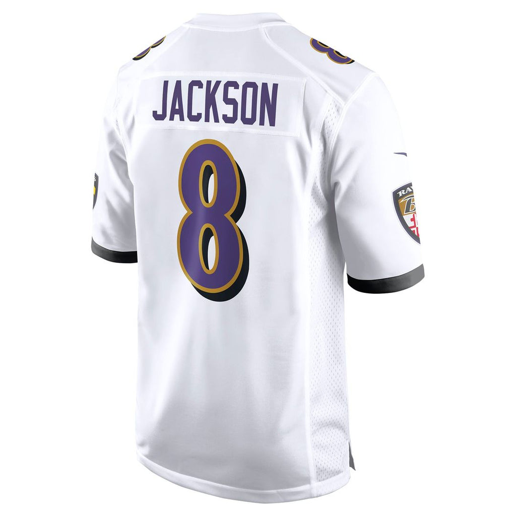 Men's Baltimore Ravens Lamar Jackson White