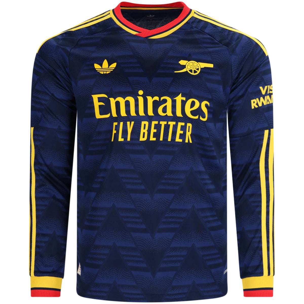 Men's Authentic Arsenal Long Sleeve Away Jersey 26/27