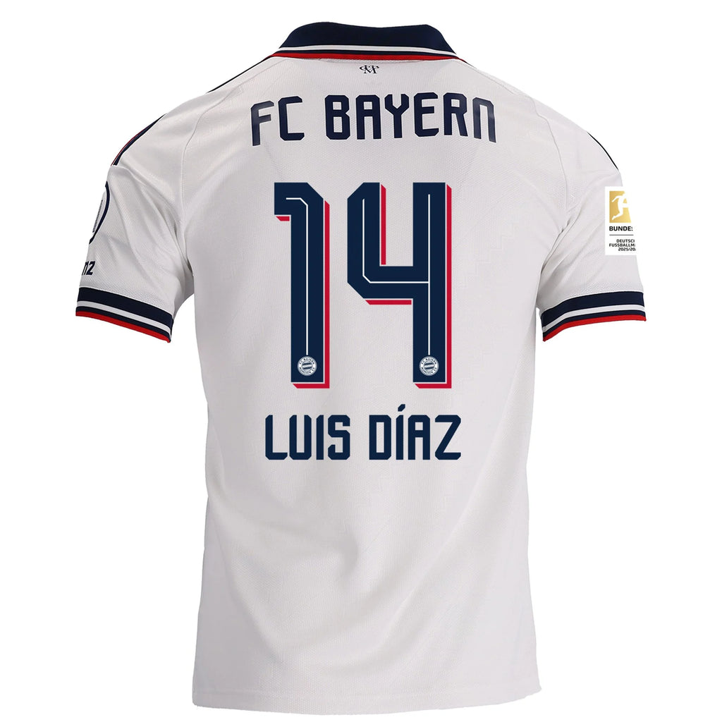 Men's Replica Luis Diaz Bayern Munich Away Jersey 26/27