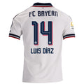 Men's Replica Luis Diaz Bayern Munich Away Jersey 26/27