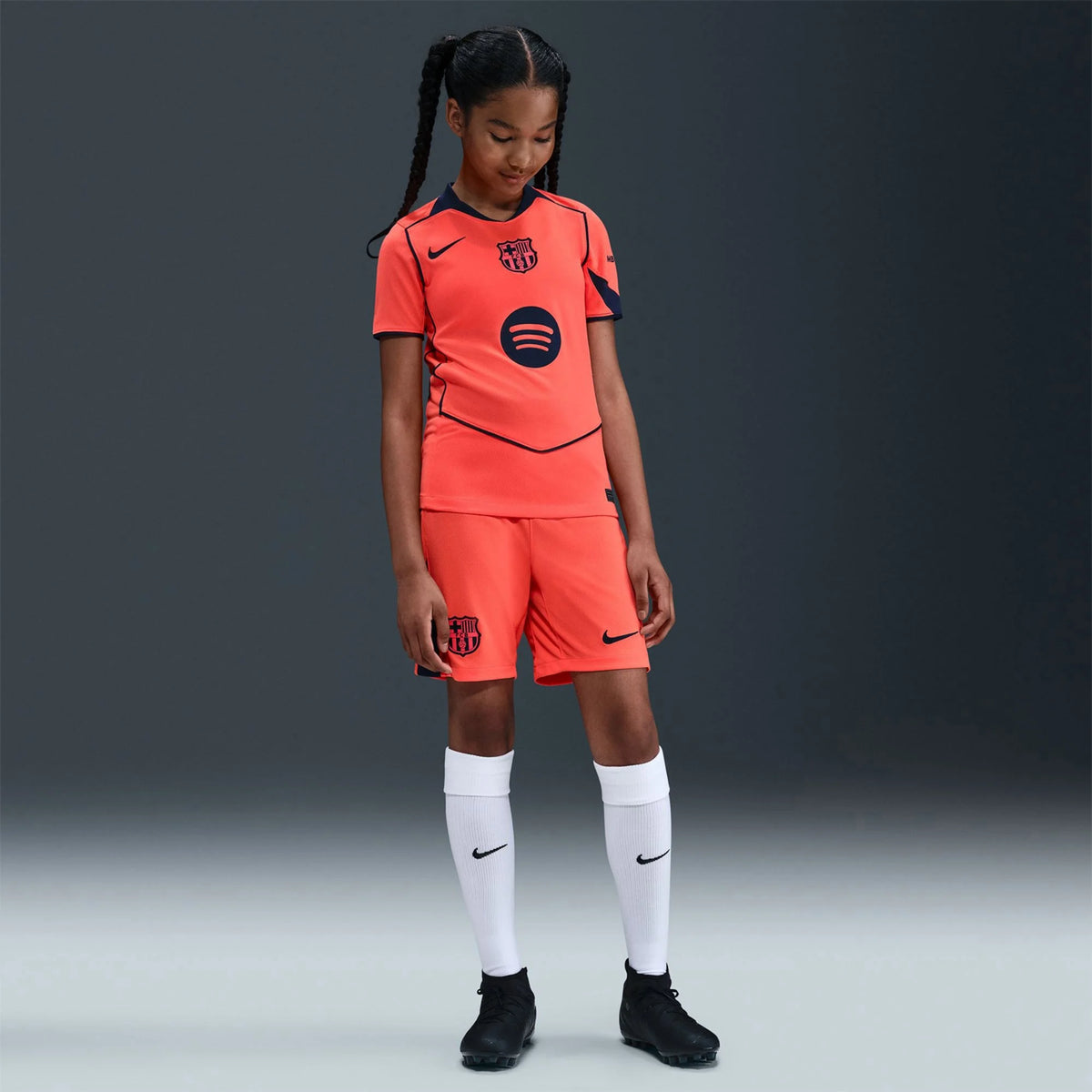 Kid's Replica Barcelona Third Jersey 25/26