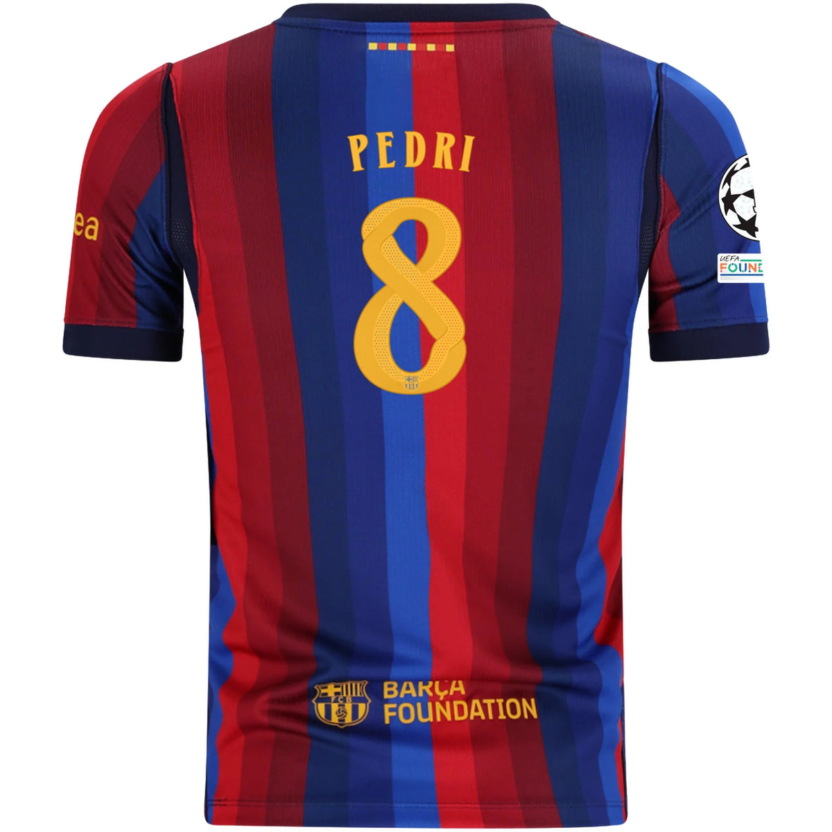 Kid's Replica Pedri Barcelona Home Jersey 26/27 UCL