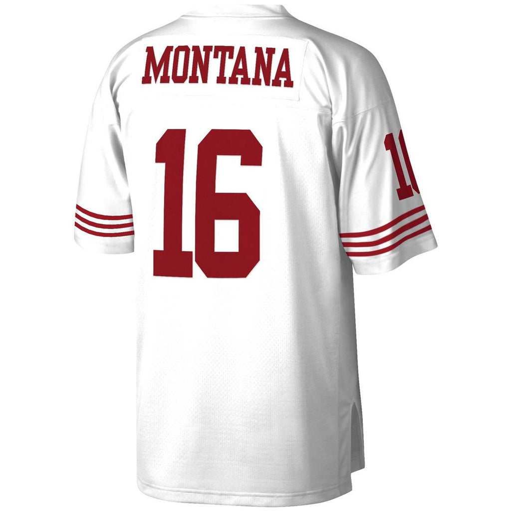 Men's San Francisco 49ers Joe Montana Scarlet Legacy Replica Jersey