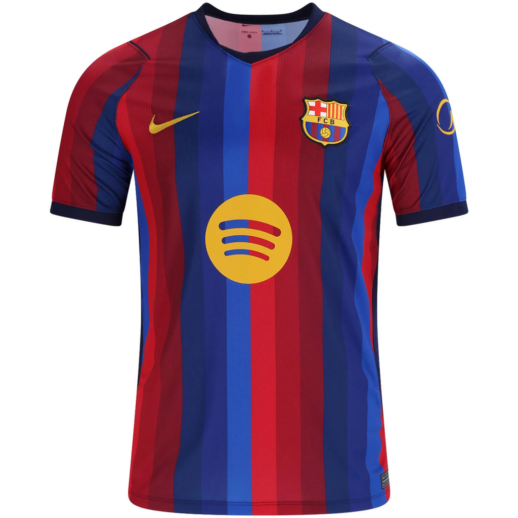 Men's Replica Lamine Yamal Barcelona Home Jersey 26/27 - UCL Old Font