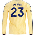 Men's Replica Merino Arsenal Long Sleeve Third Jersey 26/27