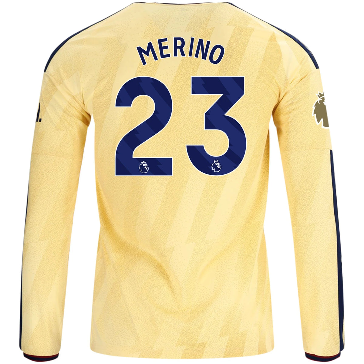 Men's Replica Merino Arsenal Long Sleeve Third Jersey 26/27