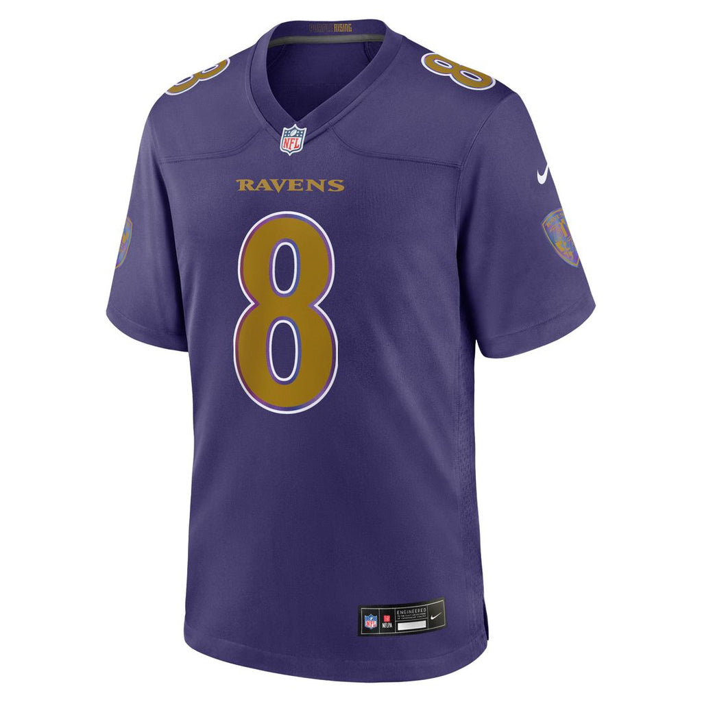 Men's Baltimore Ravens Lamar Jackson Black Alternate