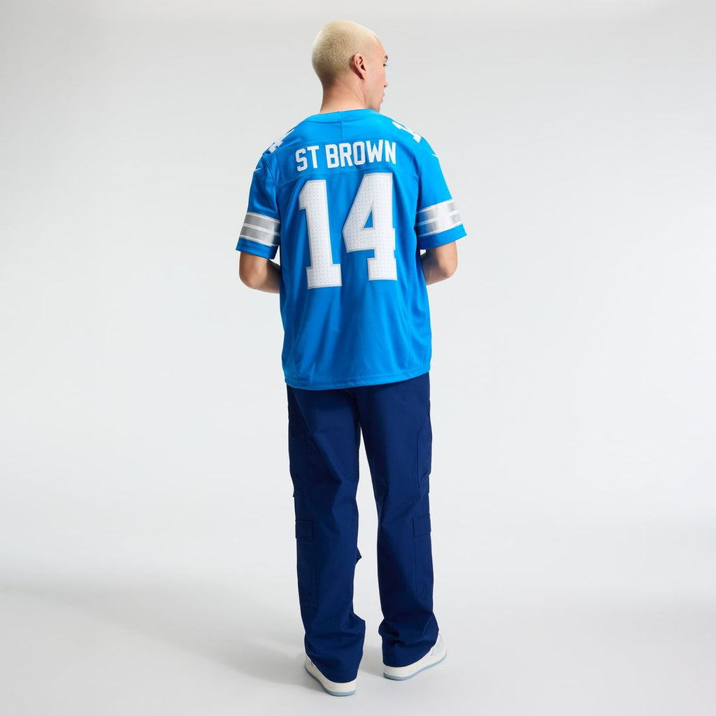 Men's Detroit Lions Amon-Ra St. Brown Black Alternate Vapor F.U.S.E. Stitched