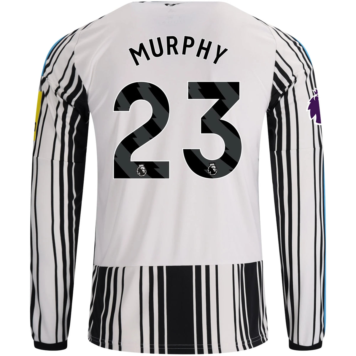 Men's Replica Murphy Newcastle Long Sleeve Home Jersey 26/27