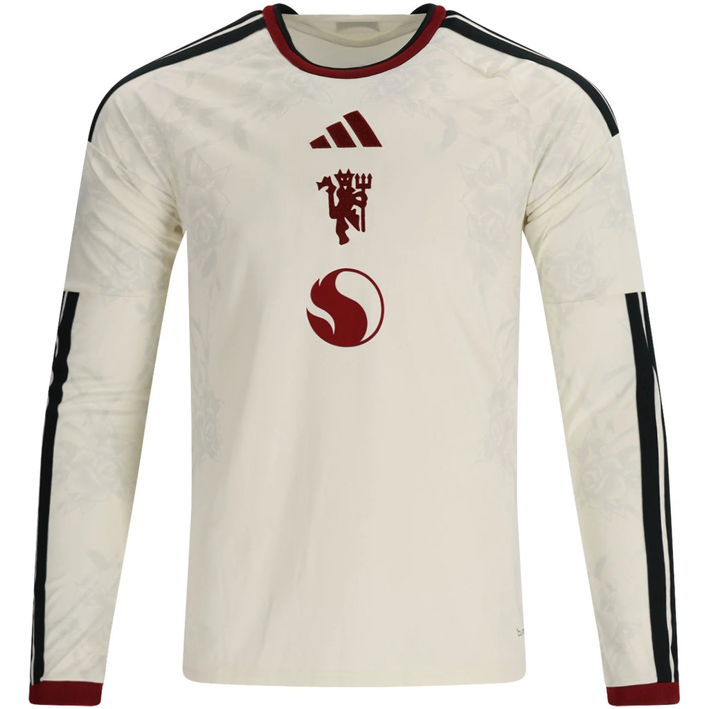 Men's Replica Manchester United Long Sleeve Third Jersey 26/27