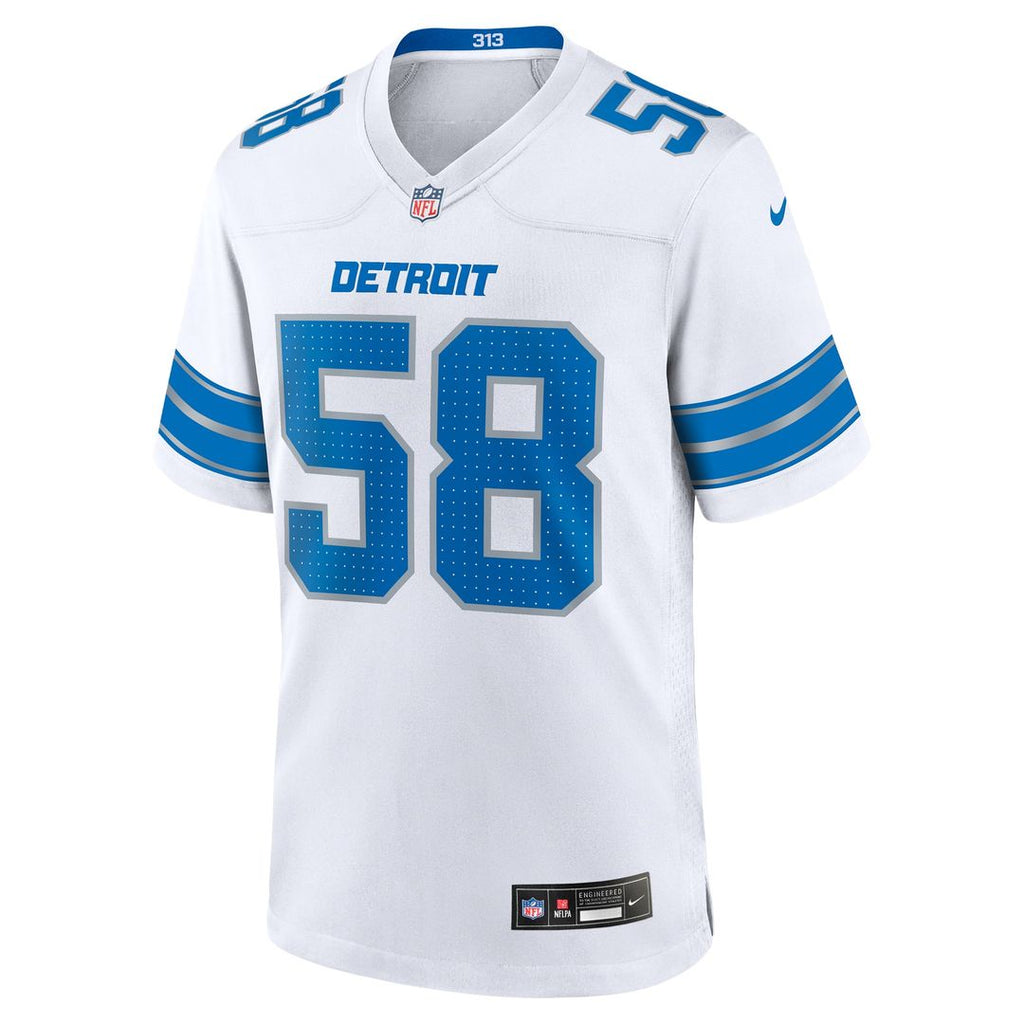 Men's Detroit Lions Penei Sewell Black 2nd Alternate