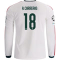 Men's Replica A. Carreras Real Madrid Long Sleeve Home Jersey 26/27