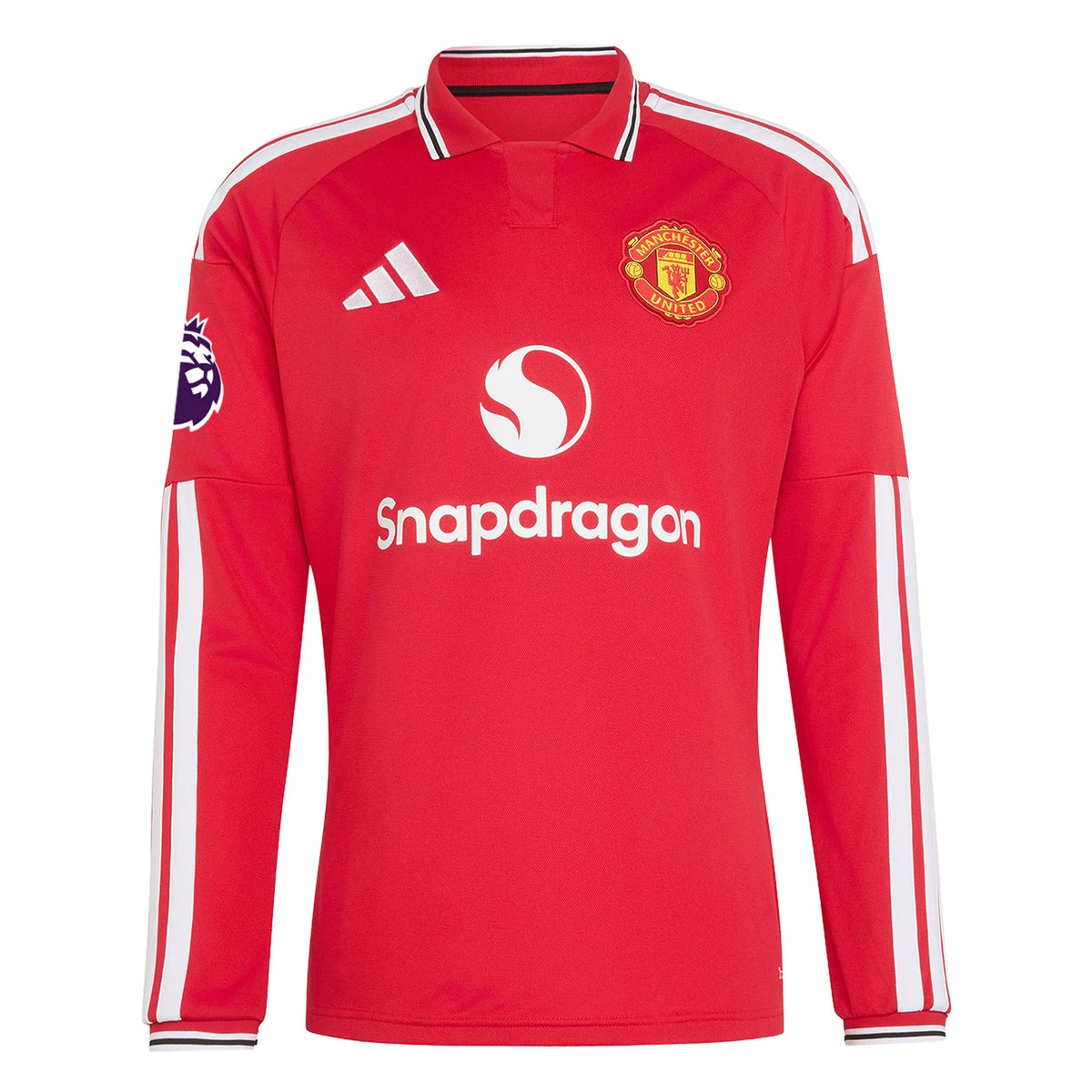 Men's Authentic Tielemans Manchester United Long Sleeve Home Jersey 26/27
