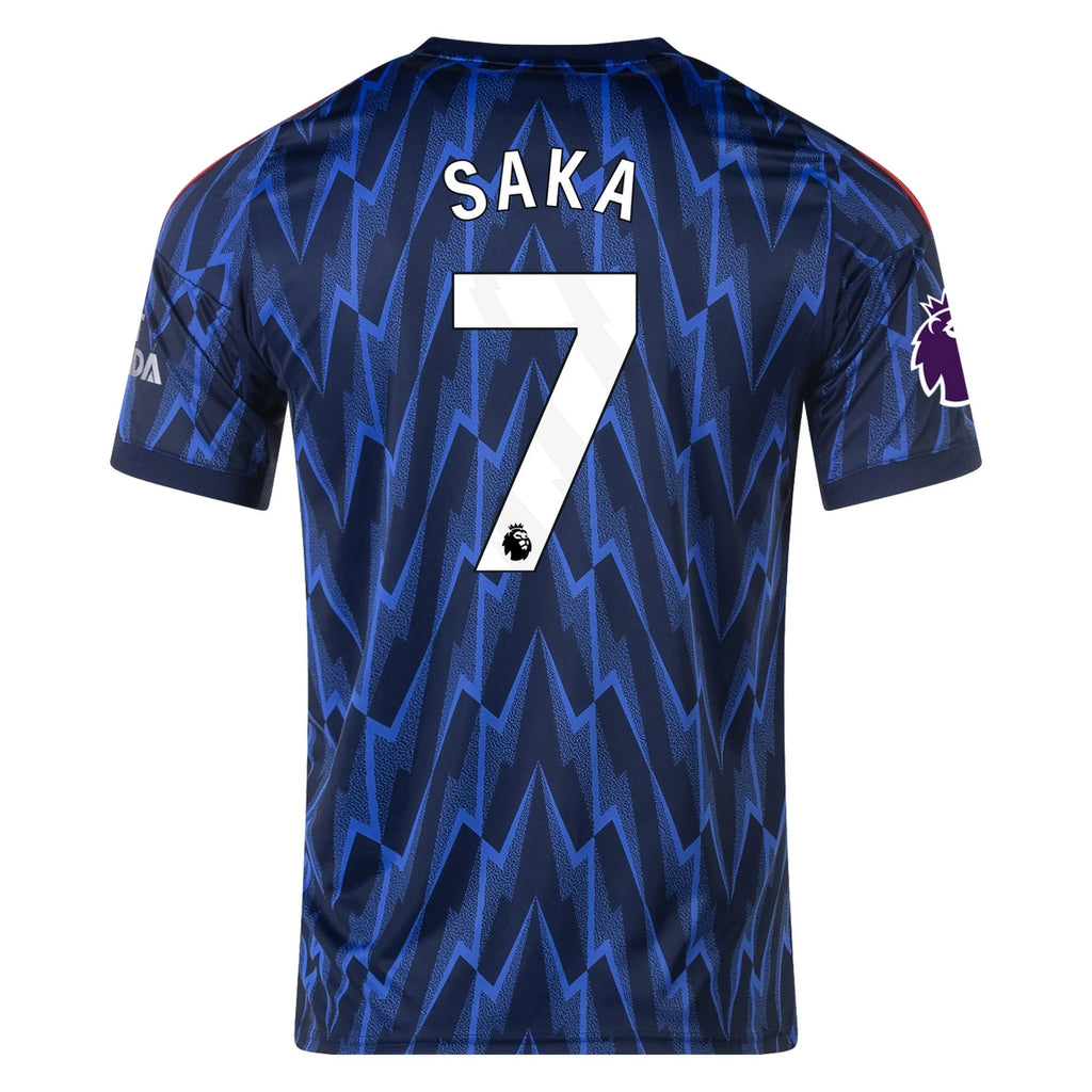 Men's Replica Saka Arsenal Away Jersey 25/26