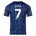 Men's Replica Saka Arsenal Away Jersey 25/26