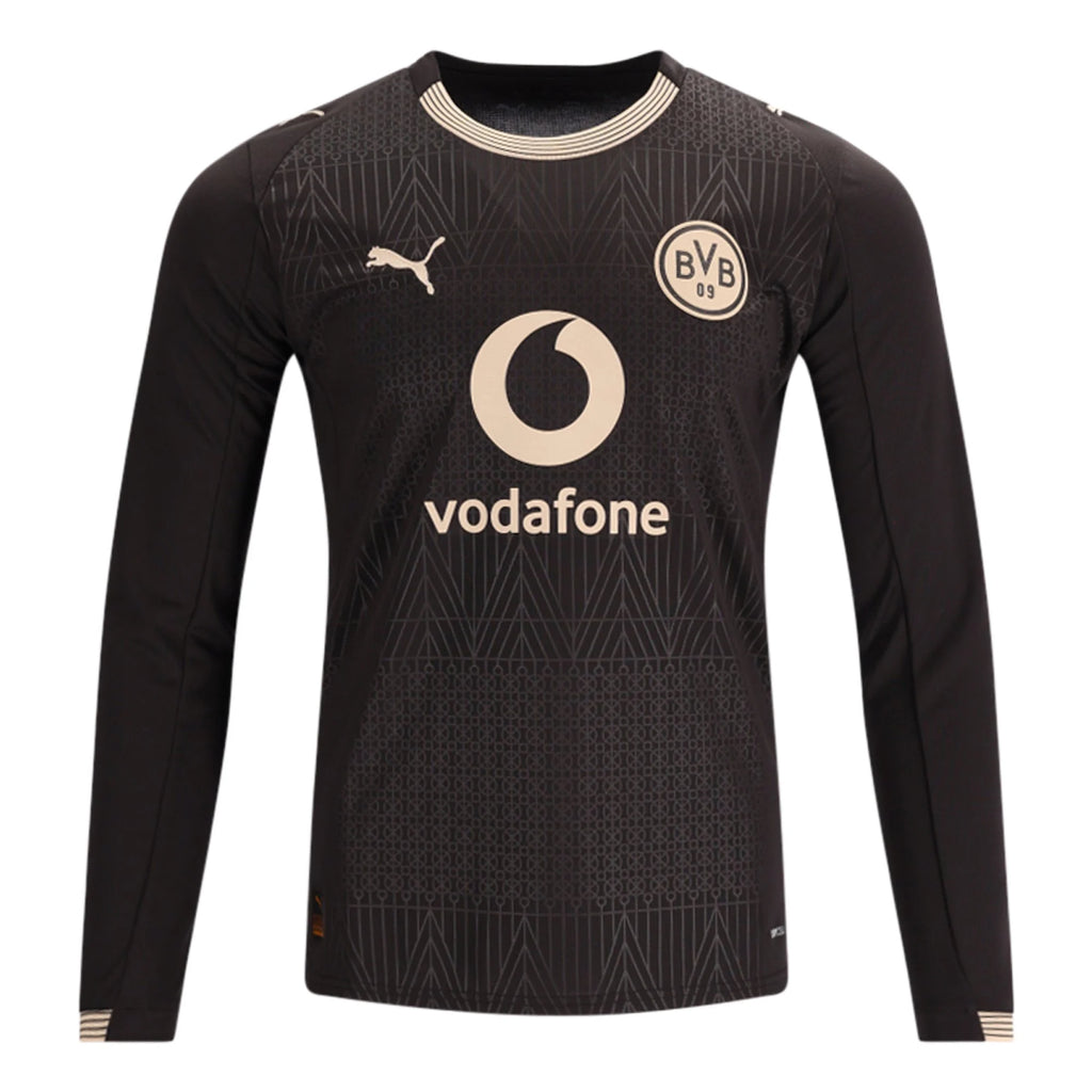 Men's Replica Borussia Dortmund Long Sleeve Special Edition Jersey 2026 Black