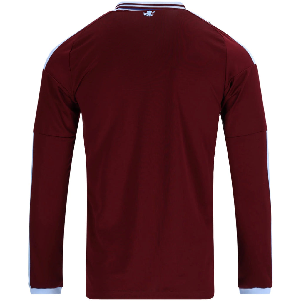 Men's Replica Aston Villa Long Sleeve Home Jersey 26/27