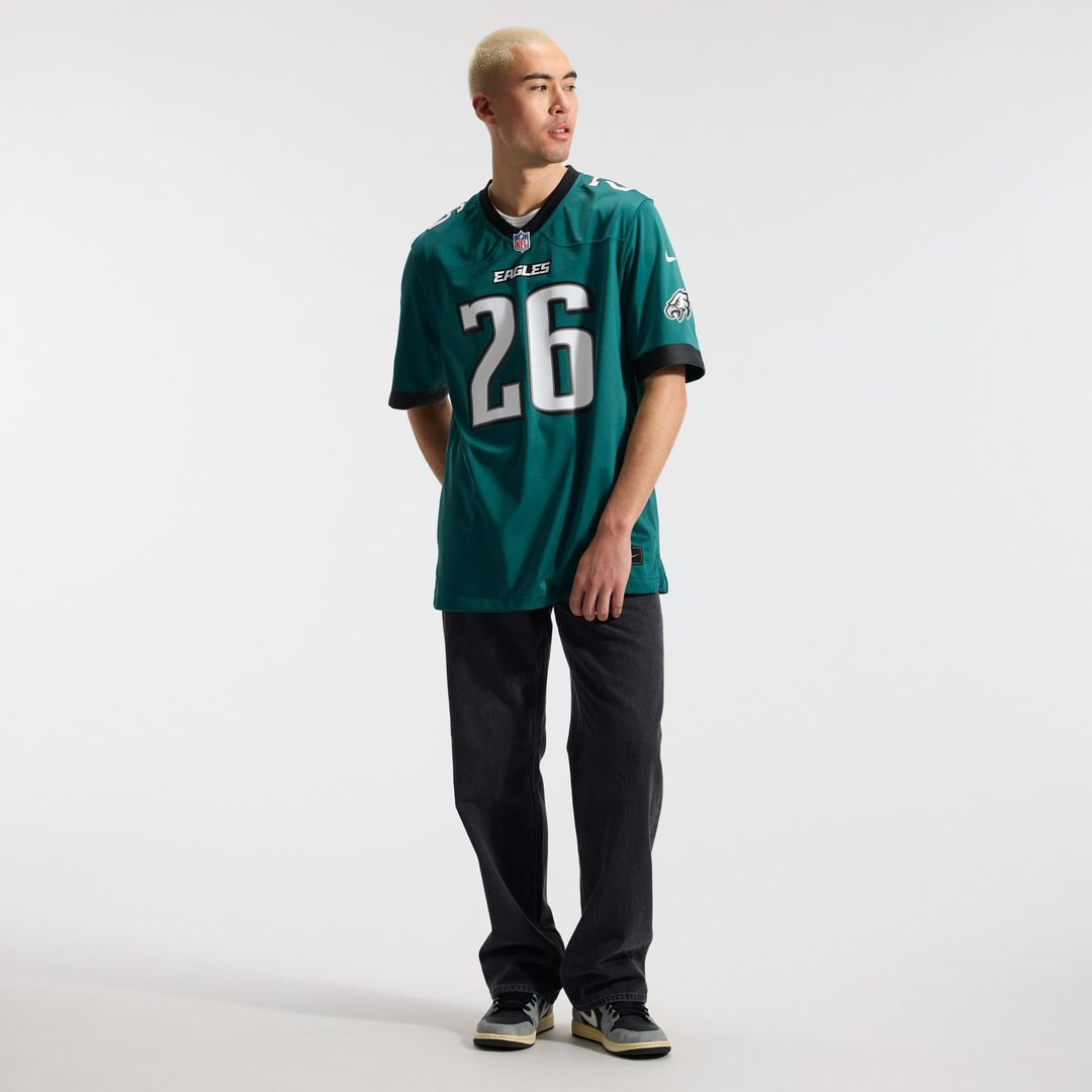 Men's Philadelphia Eagles Saquon Barkley Midnight Green Team