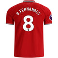 Men's Replica B. Fernandes Manchester United Home Jersey 26/27