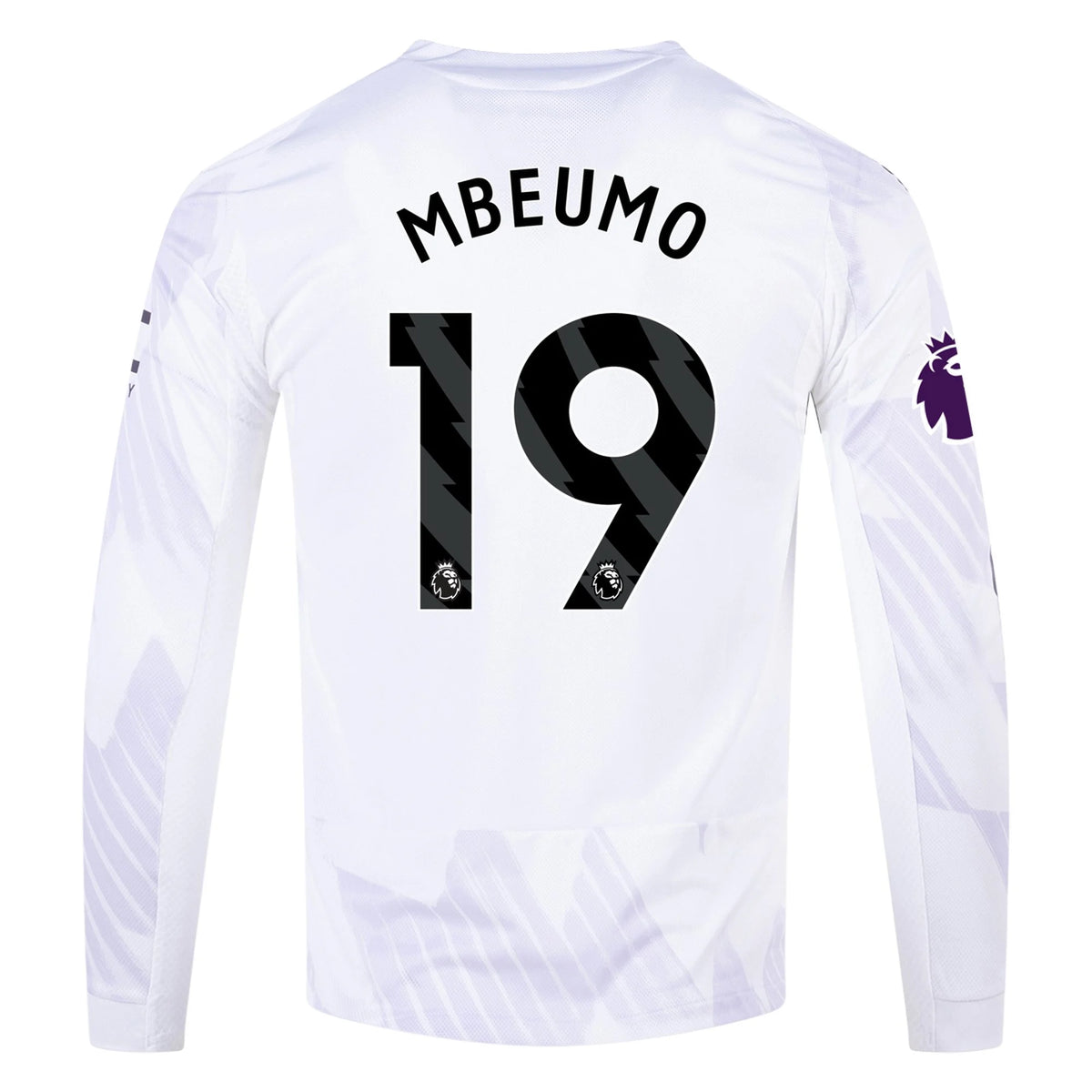 Men's Authentic Mbeumo Manchester United Long Sleeve Away Jersey 25/26