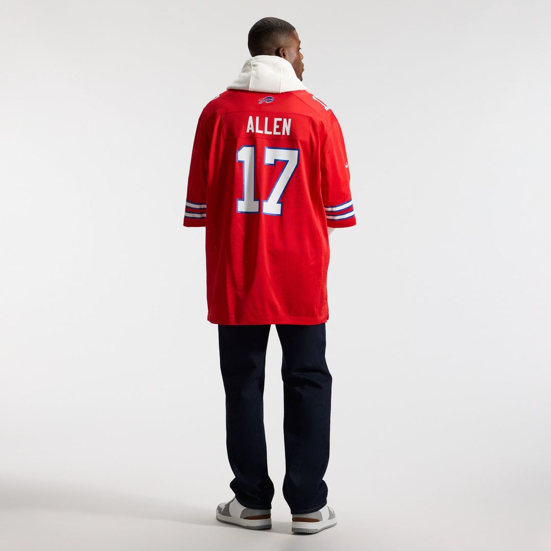 Men's Buffalo Bills Josh Allen Royal Team Game Player Jersey