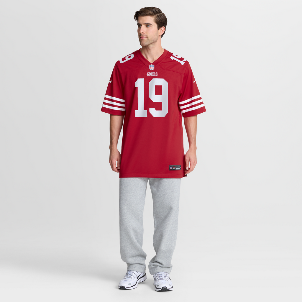 Men's San Francisco 49ers Trent Taylor Scarlet Team