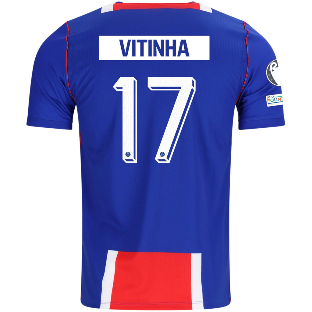 Men's Replica Vitinha Paris Saint-Germain Home Jersey 26/27 UCL